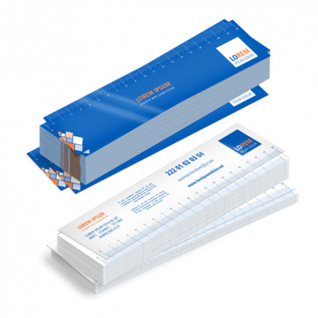 Segnalibri 21x4,5 Pvc 0,4 mm. Segnalibri 21x4,5 Pvc 0,4 mm.