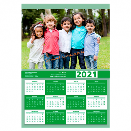 Calendario A3 foglio singolo Calendario A3 foglio singolo