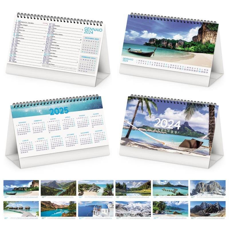 Calendario tavolo Paesaggi