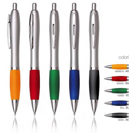Penna in plastica/metallo B11047/SIL